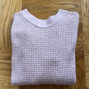 AE Crew Neck Waffle Sweater